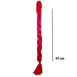 موی دو سر باز 85 سانت رنگی قرمز توت فرنگی