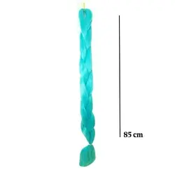 موی دو سر باز 85 سانت رنگی آبی دریایی