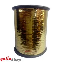 نخ لمه قرقره ای زرد کم رنگ