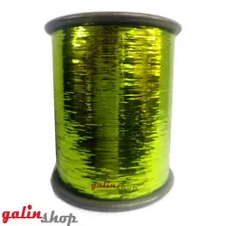 نخ لمه قرقره ای سبز کم رنگ