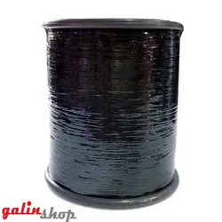 نخ لمه قرقره ای مشکی لجنی