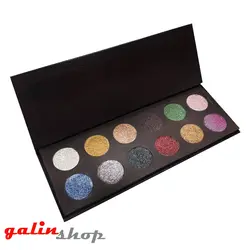 پالت ۱۲ رنگ سایه براق یو تری اف U3F مدل METAL