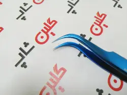 پنس سرکج کاشت مژه وتوس  45 درجه VETUS کروم مدل MCS-15