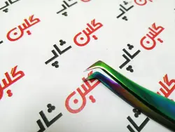 پنس سرکج کاشت مژه وتوس  90 درجه VETUS کروم مدل MCS-18