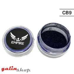 کروم آیینه ای ناخن آبی نفتی شماره CB9