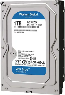 هارددیسک اینترنال وسترن دیجیتال ظرفیت 1 ترابایت WD BLUE 7200 RPM 1TB