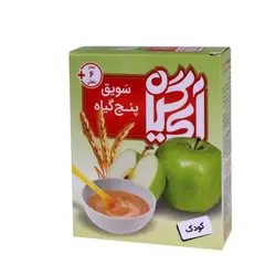 خرید سویق پنج گیاه کودک سیب 200 گرمی | تضمین بهترین قیمت | عطاری آنلاین گندم کالا
