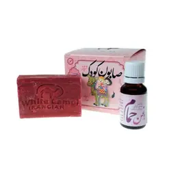 صابون کودک شیر شتر + روغن حمام(آرگان وزیتون)