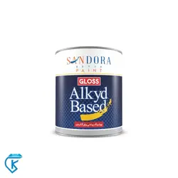 پوشرنگ روغنی آلکیدی براق کد 512 طوسی سیر ساندورا