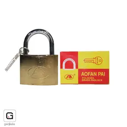 قفل آویز طلایی آوفون سایز 75