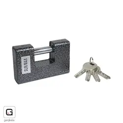 قفل کتابی چکشی استاتیک سان مکس سایز 70
