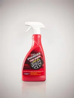 اسپری براق کننده و مشکی کننده تایر فونیکس