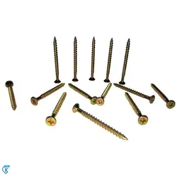 پیچ چوب طلایی 10*2.5 چهارسو