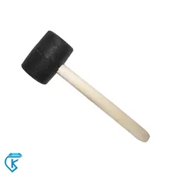 چکش لاستیکی دسته چوبی