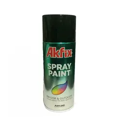 رنگ اسپری مشکی براق Akfix آکفیکسRAL 9005