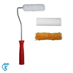 غلطک رنگ انگشتی 10 سانت با دو رول یدک کارین
