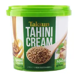 خرید کرم ارده پسته ای 180 گرم تکسان - فروشگاه اینترنتی گانوکو