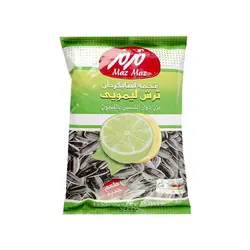 خرید تخمه آفتابگردان لیمویی 110 گرمی مزمز - فروشگاه اینترنتی گانوکو