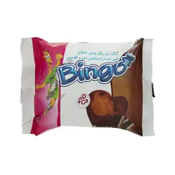 خرید کیک قلبی دورنگ وانیل کاکائو غنی شده 30 گرمی بینگو - فروشگاه اینترنتی گانوکو