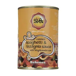 خرید کنسرو مایه ماکارونی و لازانیا 415 گرمی بهروز - فروشگاه اینترنتی گانوکو