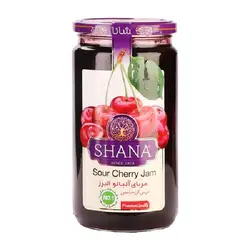 خرید مربا آلبالو شیشه ای 840 گرمی شانا - فروشگاه اینترنتی گانوکو