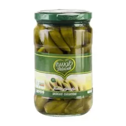 خرید خیارشور ممتاز شیشه ای 750 گرمی دلوسه - فروشگاه اینترنتی گانوکو