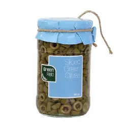 خرید زیتون سبز اسلایس 680 گرین فیلد - فروشگاه اینترنتی گانوکو