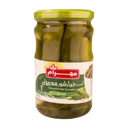 خرید خیار شور درجه یک 680 گرمی مهرام - فروشگاه اینترنتی گانوکو