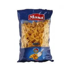 خرید ماکارونی فرمی پروانه کوچک 500 گرمی مانا - فروشگاه اینترنتی گانوکو
