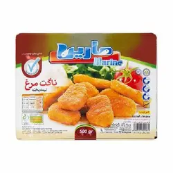 خرید ناگت نیمه پخته مرغ 500 گرمی مارین - فروشگاه اینترنتی گانوکو