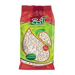 خرید لوبیا سفید بسته سلفونی 900 گرمی آذوقه - فروشگاه اینترنتی گانوکو
