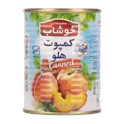 خرید کمپوت هلو کلیددار 350 گرمی خوشاب - فروشگاه اینترنتی گانوکو