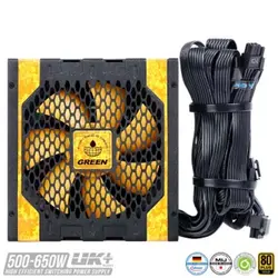 پاور GREEN مدل GP650A-UK Plus - جیفورس | خرید تجهیزات گیمینگ، ماینینگ و کارت گرافیک‌