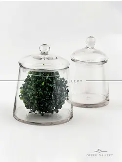 بانکه شیشه ای مخروطی