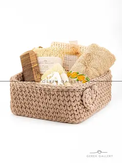 ست کادویی حمام – سبد تریکو