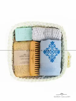 ست کادویی حمام – سبد تریکو