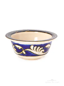 کاسه دست ساز تک نسخه طرح "خوشنویسی" | فروشگاه صنایع دستی گره گالری | خرید آنلاین صنایع دستی، کادو و هدایای تبلیغاتی