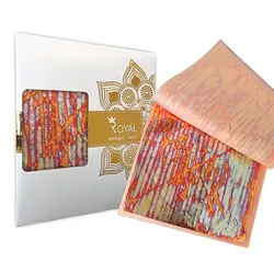 ورق طلا طرح دار دفترچه ای رویال (کد14)