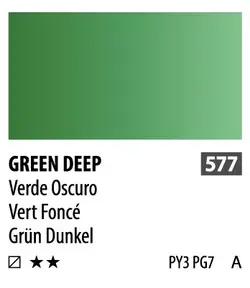 آبرنگ فوق آرتیست شین هان PWC سری A رنگ (greendeep 577)