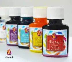 رنگ ویترای 60 میل ترمه باران زرد صدفی