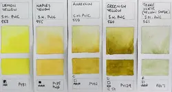 آبرنگ فوق آرتیست شین هان PWC سری D رنگ (greenish yellow 560)