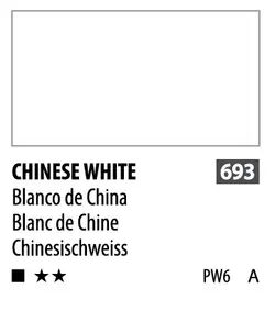 آبرنگ فوق آرتیست شین هان PWC سری A رنگ ( CHINESE WHITE 693)