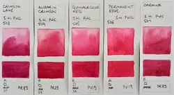 آبرنگ فوق آرتیست شین هان PWC سری B رنگ (carmine 507)