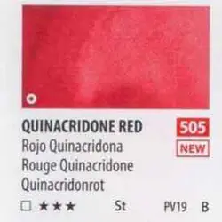 آبرنگ فوق آرتیست شین هان PWC سری B رنگ(quinacridone red 505)