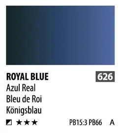 آبرنگ فوق آرتیست شین هان PWC سری A رنگ (626 Royal blue)