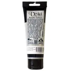 رنگ اکریلیک وستا نقره ای مدل ۵۳ Silver دارای حجم ۷۵ میلی لیتر