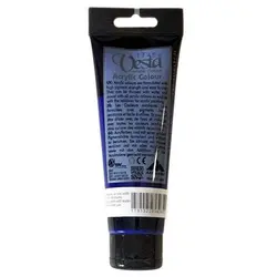 رنگ اکریلیک وستا آبی تیره مدل ۳۰ Phtalo Blue حجم ۷۵ میلی لیتر