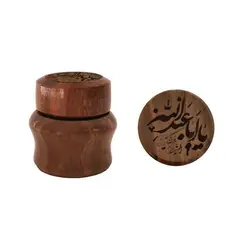 دوات چوب گردو طرح یا اباعبدالله