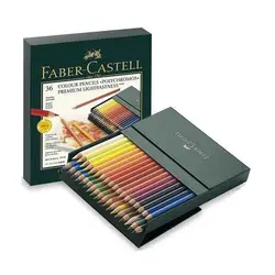 مداد رنگی پلی کروم فابر کاستل 36 رنگ درب مغناطیسی Polychromos