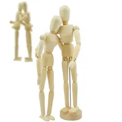 آدمک چوبی طراحی سایز 30 سانتیمتر (manikin male)